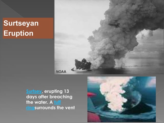 Types of volcanic eruption ppt | PPTX