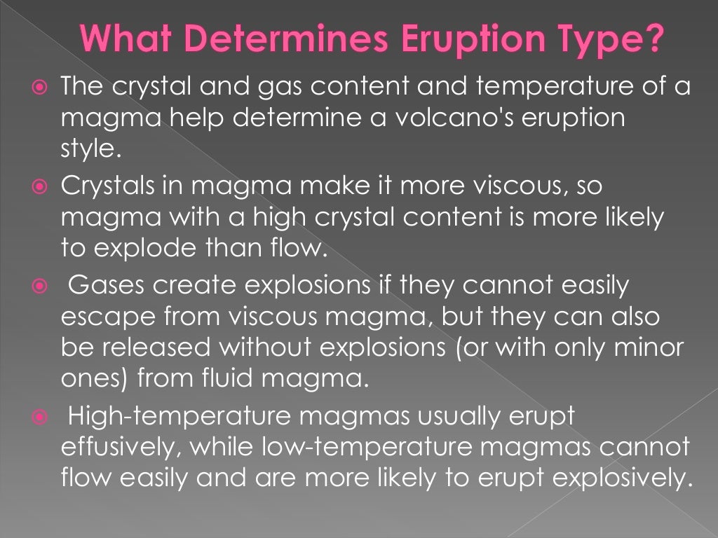 Types Of Volcanic Eruption Ppt