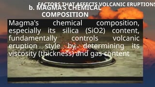 TYPES OF VOLCANIC ERUPTIONS kskskssksksksksk | PPTX