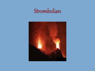 types of volcano according to structures