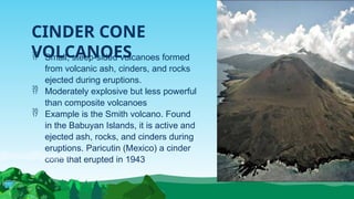 Scinder Rocks TYPES OF VOLCANOES IN GRADE 9 LEVEL .pptx