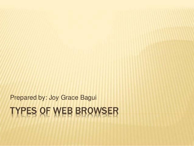 Types of web browser