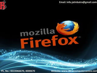 Ph. No.: 8222066670, 4000670
Email: info.jatinbatra@gmail.com
Website: www.batracomputercentre.com
 