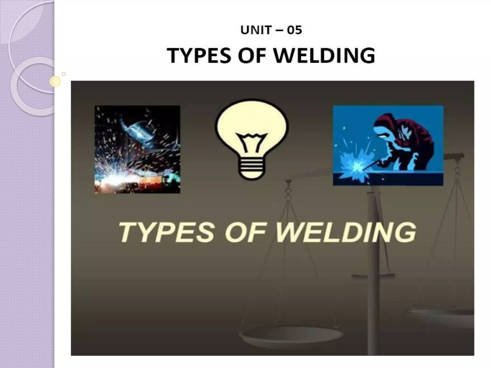 Types of welding