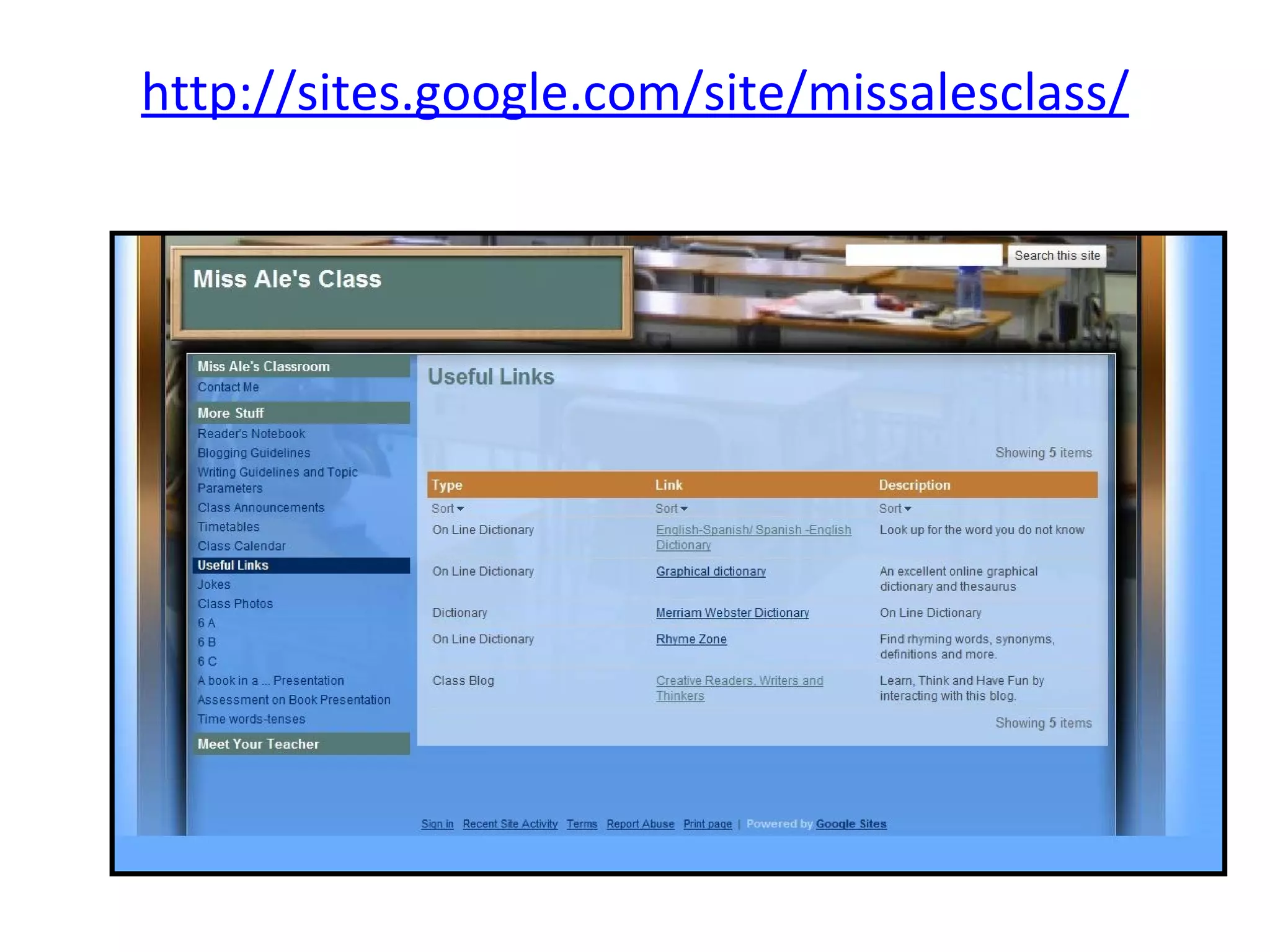http://sites.google.com/site/missalesclass/
 