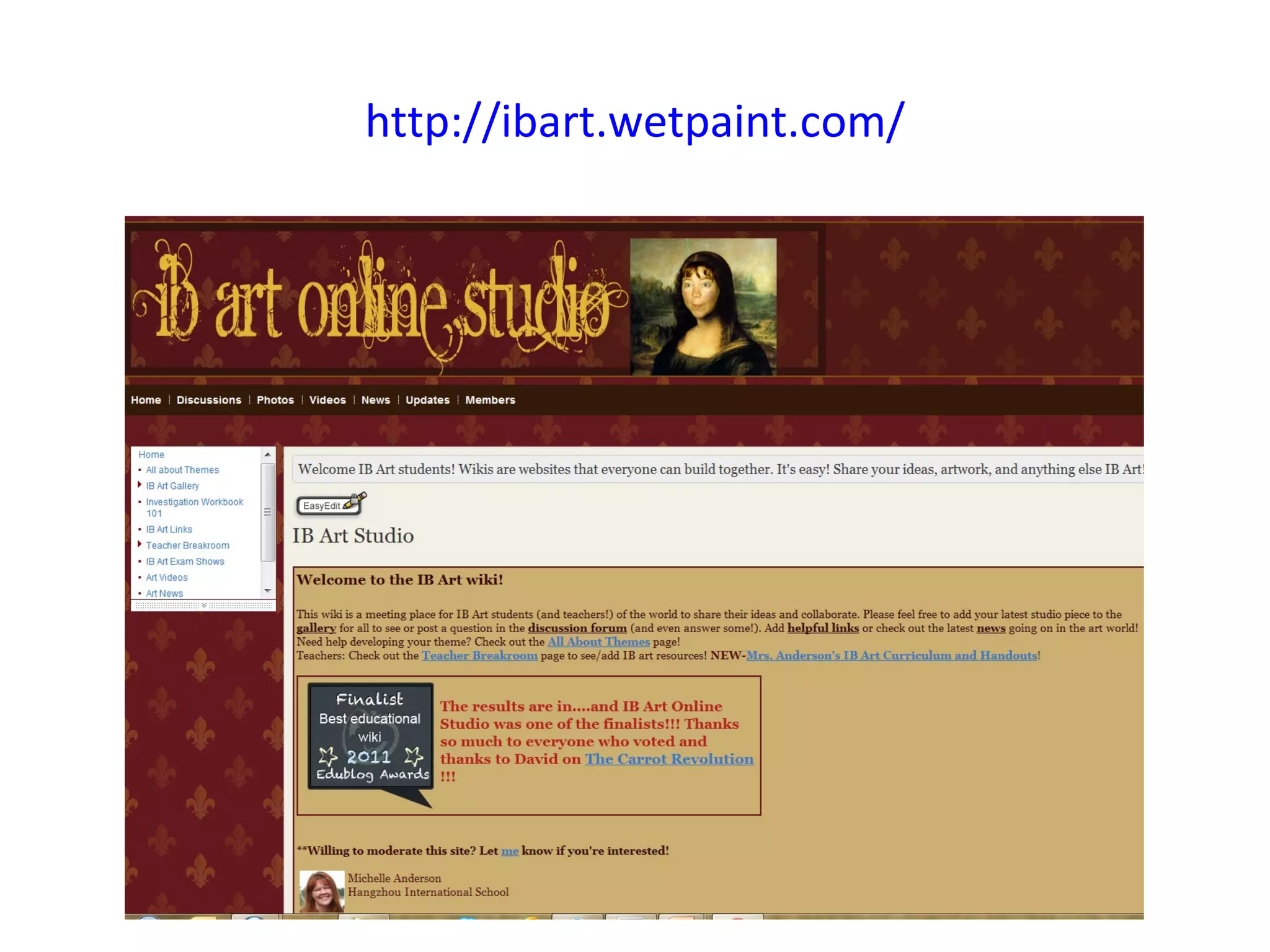 http://ibart.wetpaint.com/
 
