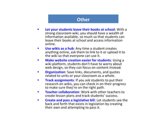 Wiki Types Types of wikis | PPT