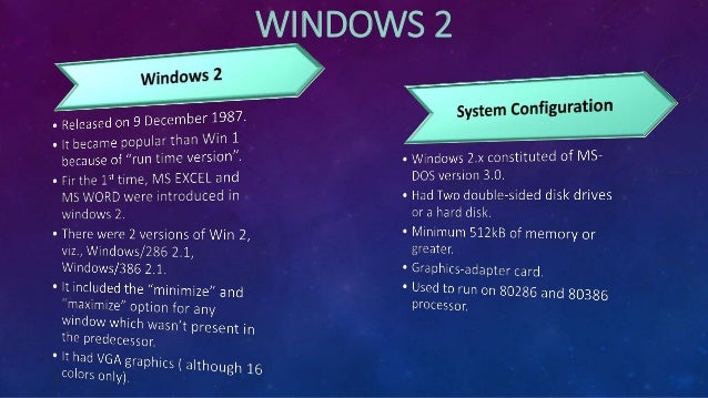 Types of Windows