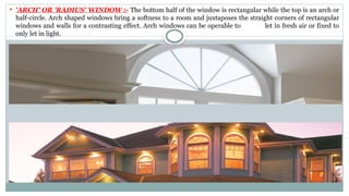 Comprehensive Guide to Window Types, Components, and Functions in ...