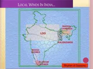 LOCAL WINDS IN INDIA…
 
