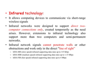 Types o Wireless Networks in computer networks | PPT