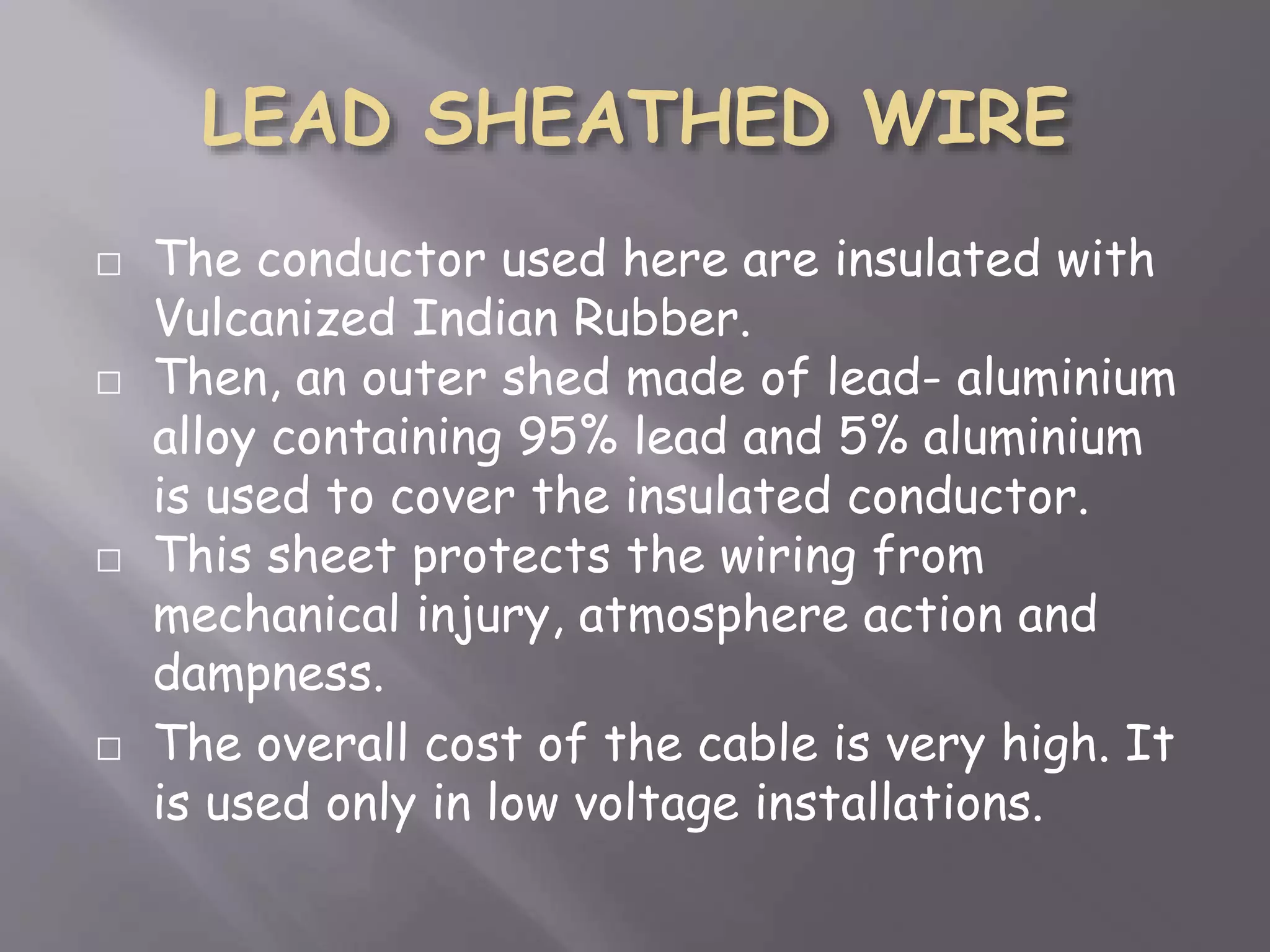 Types of wirings | PPT