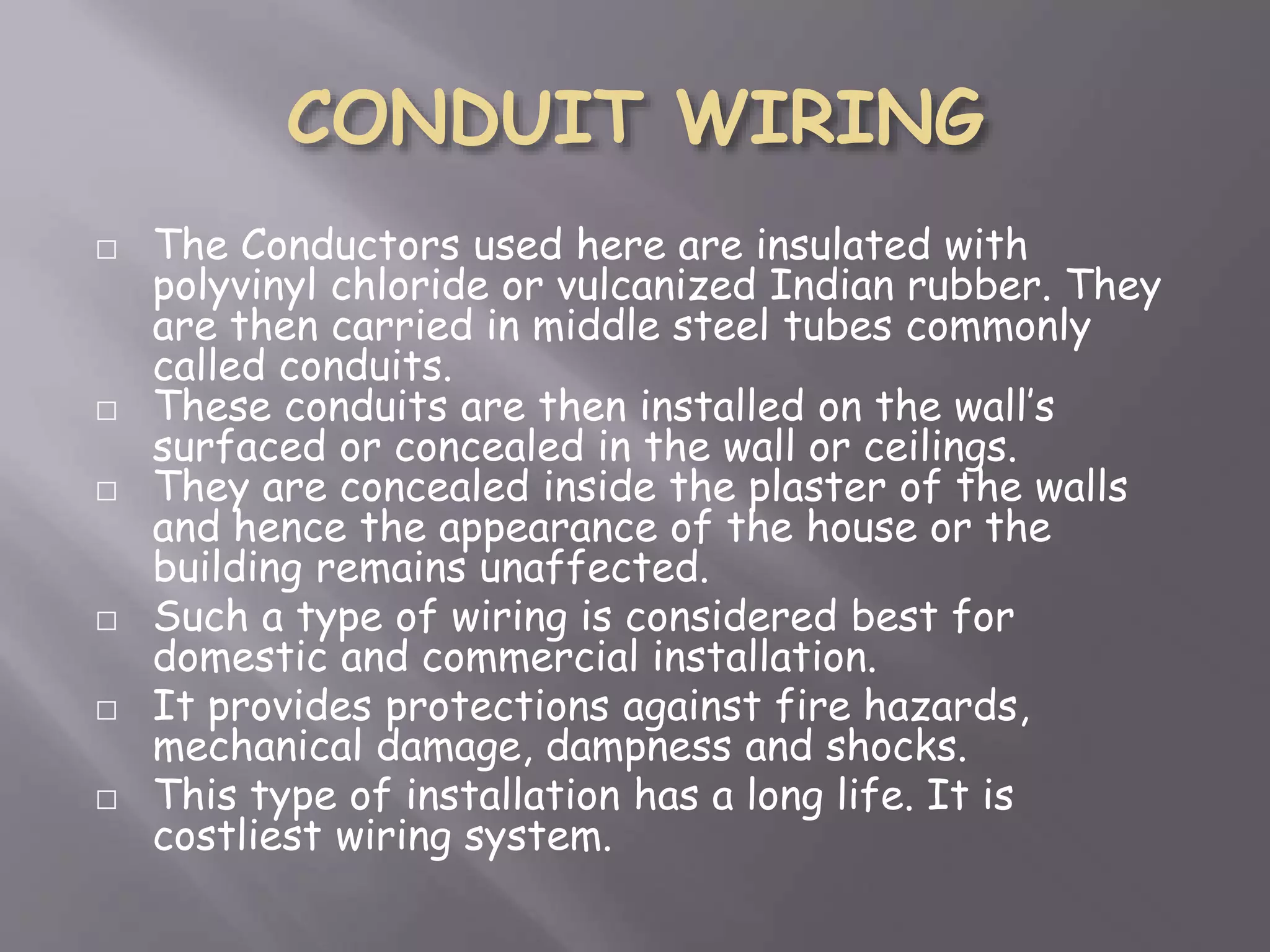 Types of wirings | PPT