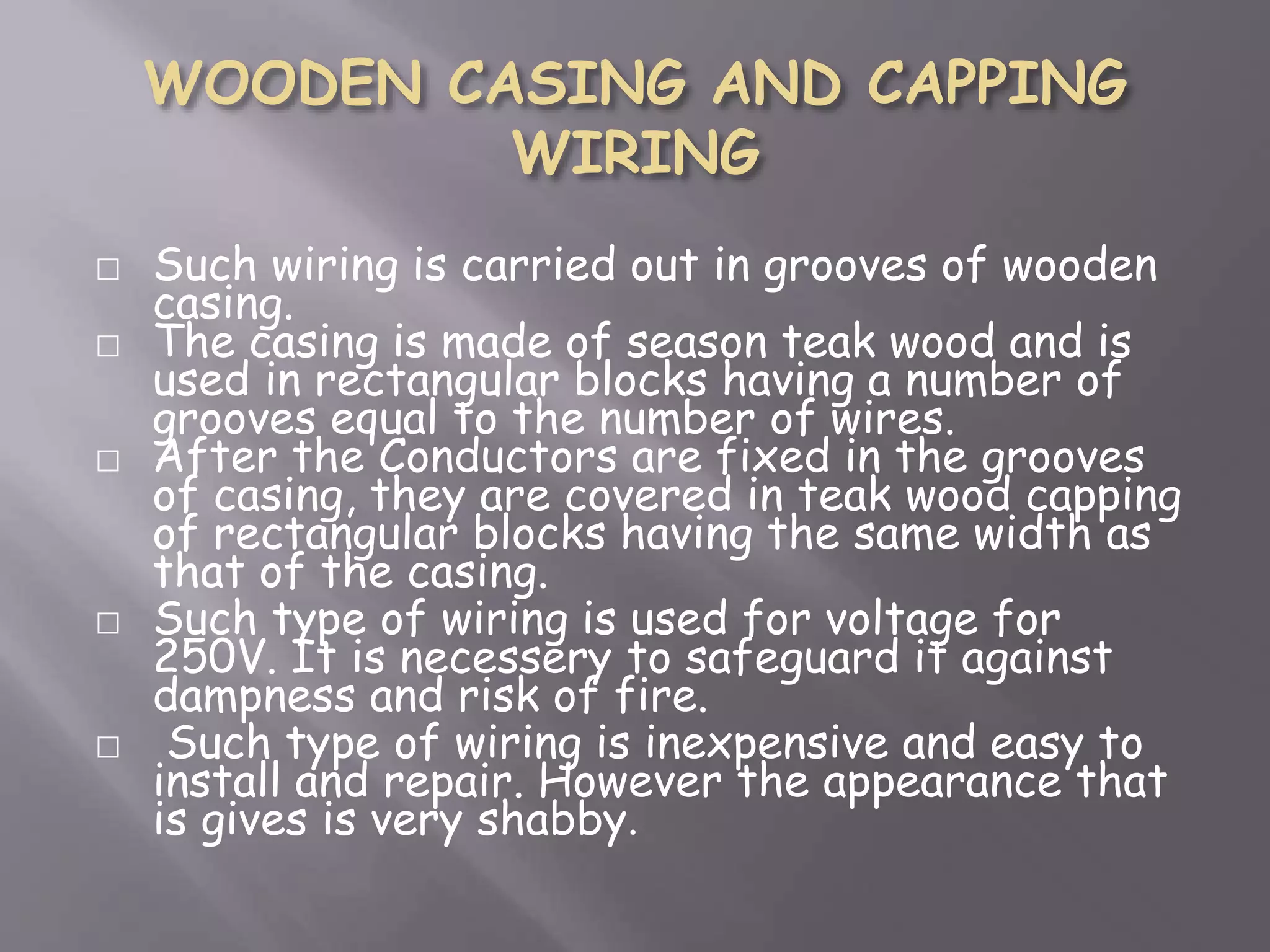 Types of wirings | PPT