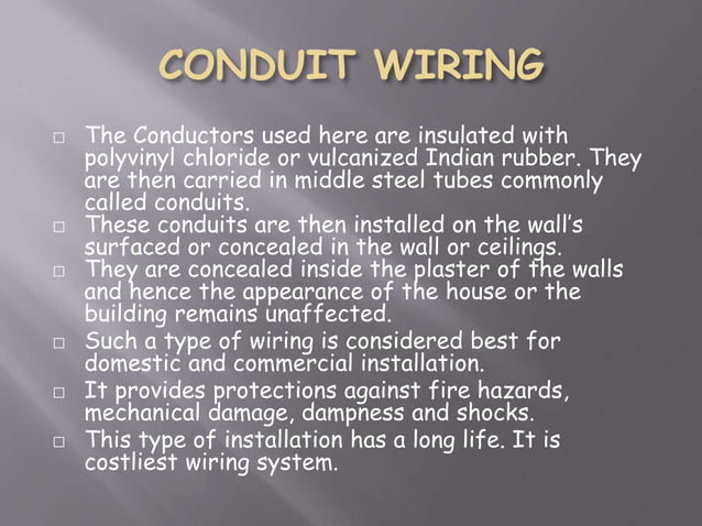 Types of wirings | PPT