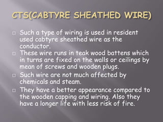 Types of wirings | PPTX