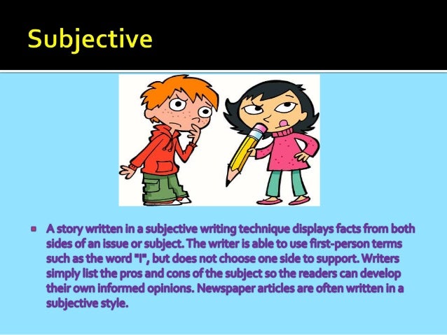 Types of writing techniques