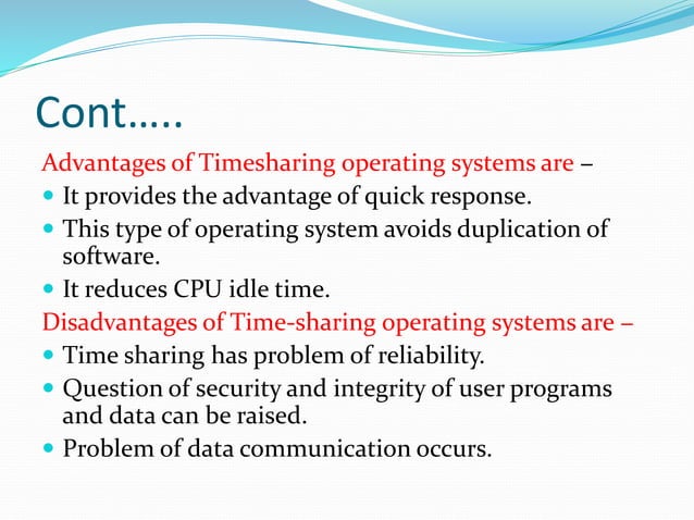 Types or evolution of operating system | PPT