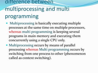 Types or evolution of operating system | PPT