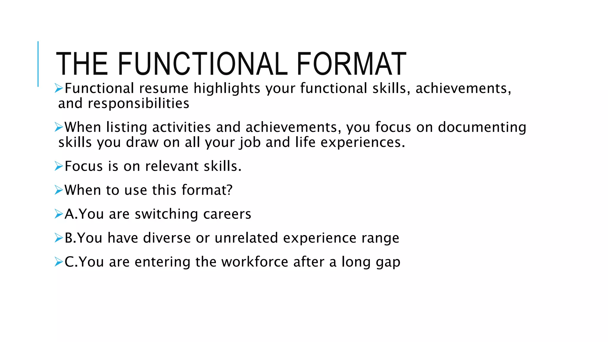 types parts of resume pptx - Types Parts Of Resume Pptx 6 2048 