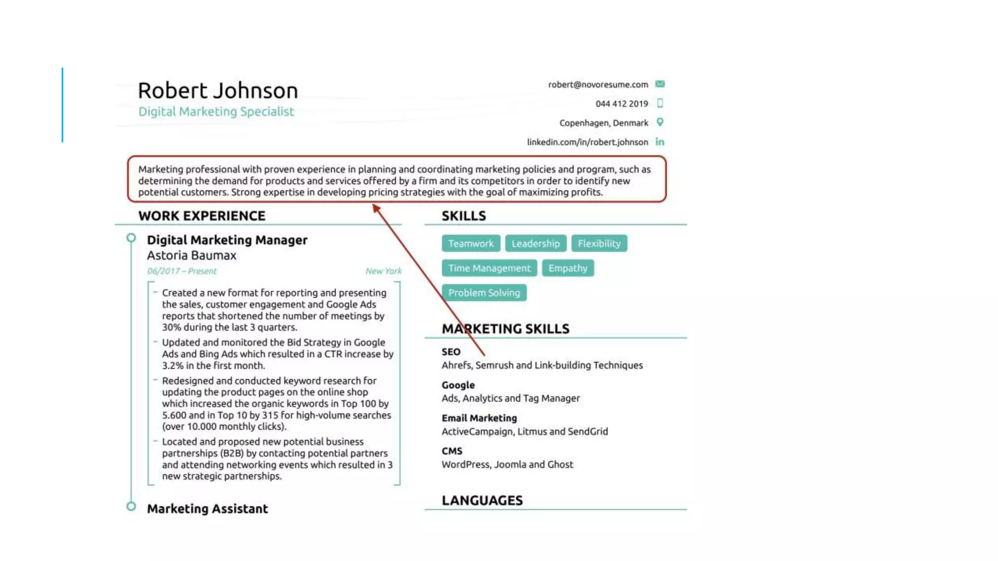 types parts of resume pptx - Types Parts Of Resume Pptx 9 2048 