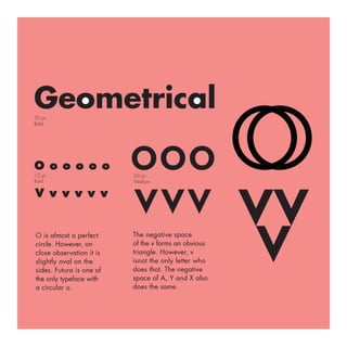 Looking into the Futura - a type specimen book | PDF