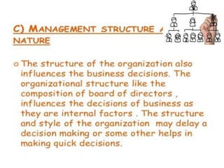 Types & significance of business environment