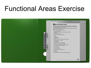 Functional Areas Exercise
 
