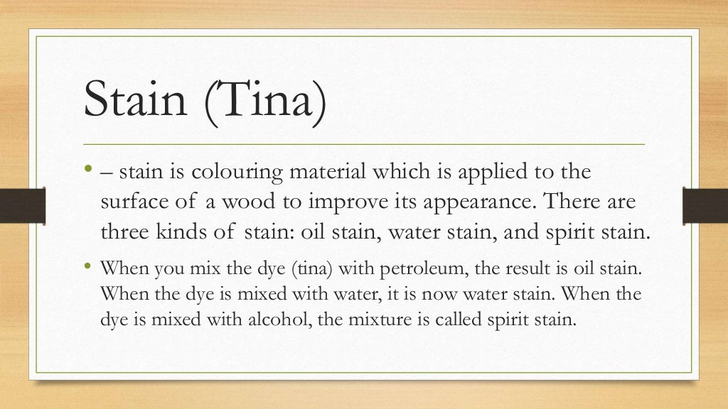 Types sources of innovative finishing materials