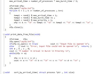 Types using c scheduling