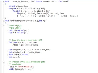 Types using c scheduling