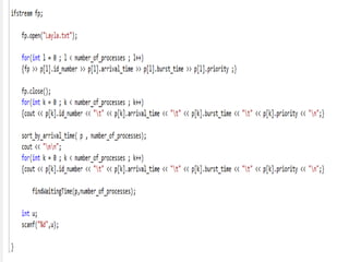 Types using c scheduling