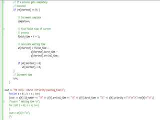 Types using c scheduling