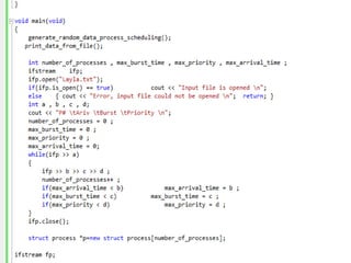 Types using c scheduling