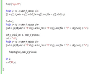 Types using c scheduling