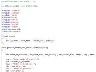 Types using c scheduling