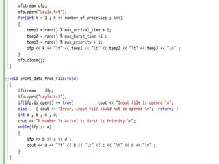 Types using c scheduling