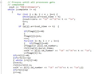 Types using c scheduling