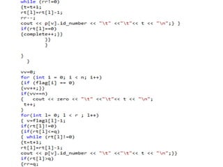 Types using c scheduling