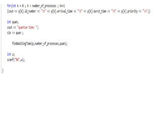 Types using c scheduling