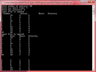Types using c scheduling