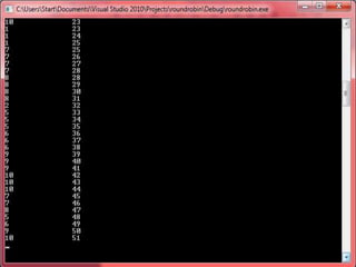 Types using c scheduling