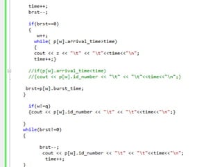 Types using c scheduling