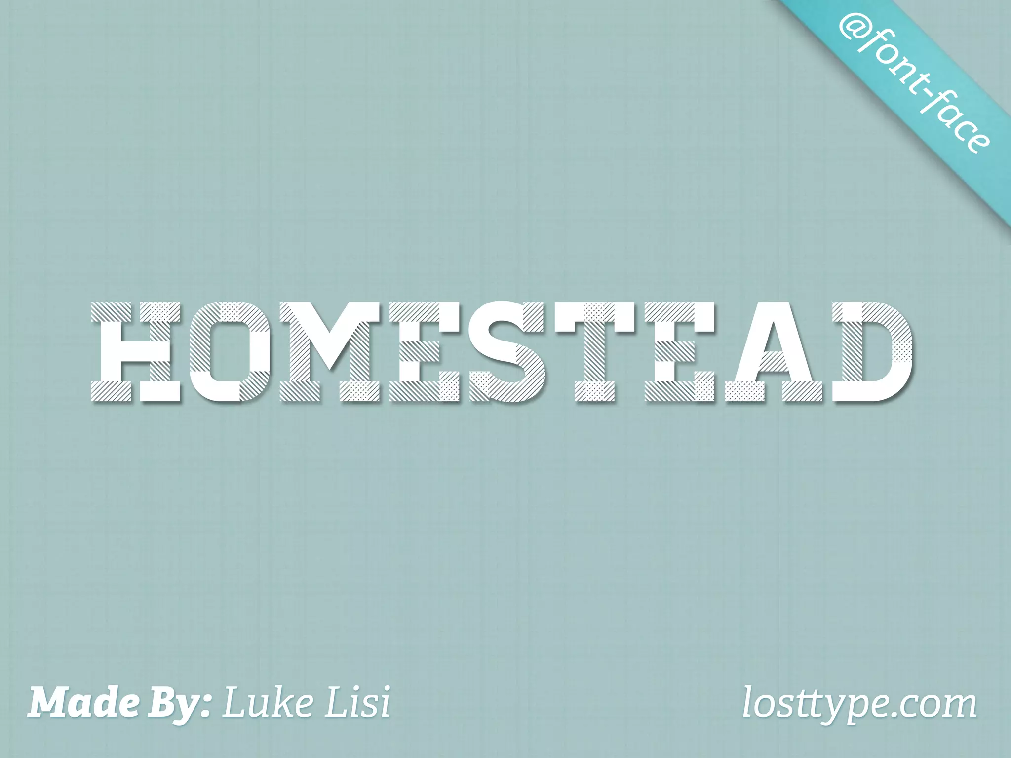 @
                          fo
                             nt-f
                                 ac
                                   e




   Homestead

Made By: Luke Lisi   los ype.com
 