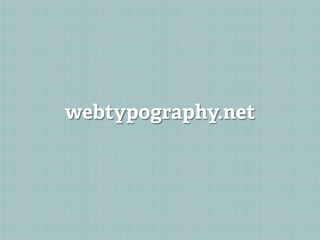 webtypography.net
 