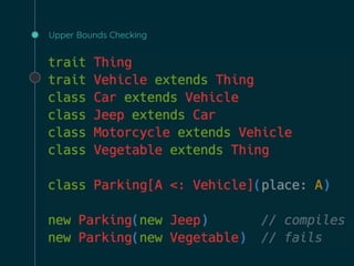 Upper Bounds Checking
 