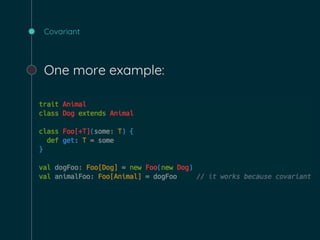 Covariant
One more example:
 
