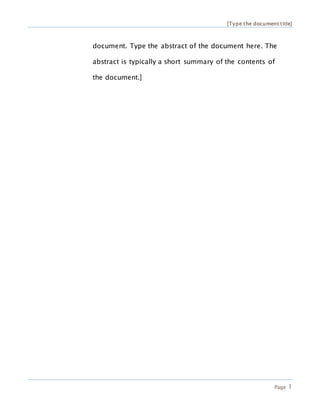 Type the docment title | DOCX