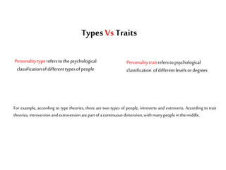 A traits type personality Big Five
