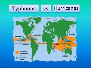 Typhoons vs Hurricanes
 
